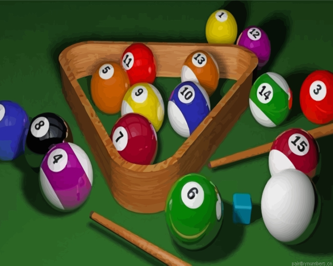 8 Ball Pool Painting By Numberss.png