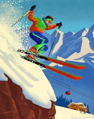 80s Skier Painting By Numbers.png