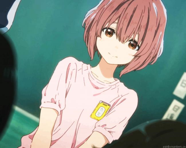 A Silent Voice Anime Shouko Nishimiya Animes Painting By Numberss.png