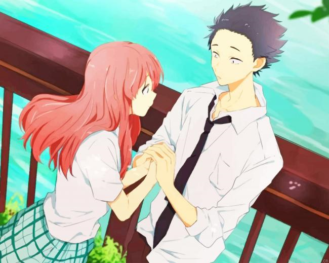 A Silent Voice Romance Anime Painting By Numberss.png