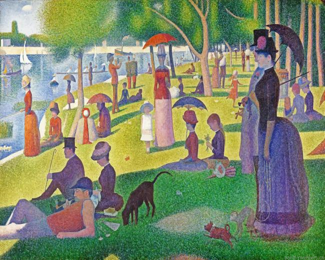A Sunday On La Grande Jatte Painting By Numbers.png