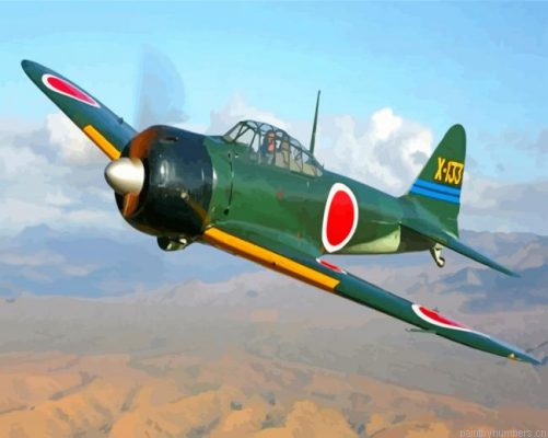 A6m Zero Hd Helicopter Painting By Numbers.png