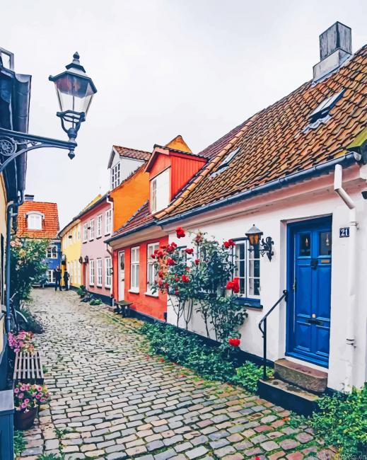 Aalborg Houses Cities Painting By Numberss.png