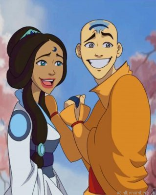 Aang Katara Painting By Numberss.png
