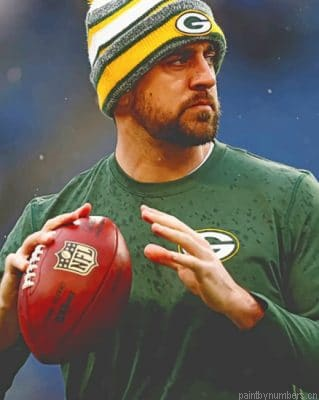 Aaron Rodgers Player Baseball Painting By Numberss.png