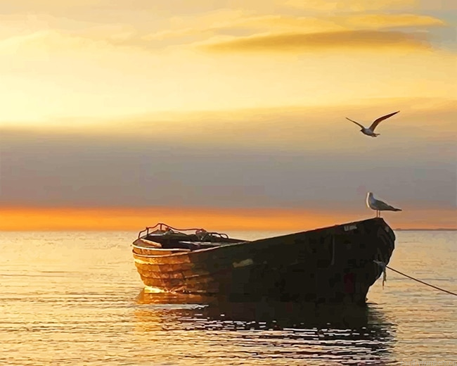 Abandoned Boat Painting By Numberss.png