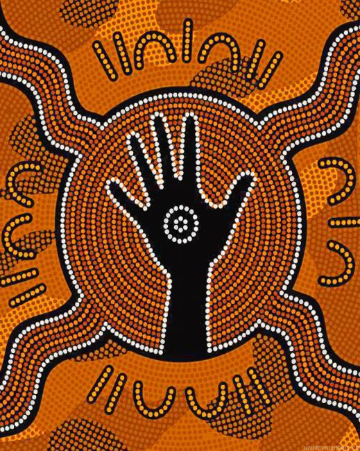 Aboriginal Art Hand Painting By Numbers.png