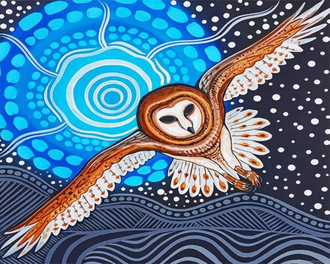 Aboriginal Owl Painting By Numbers.png