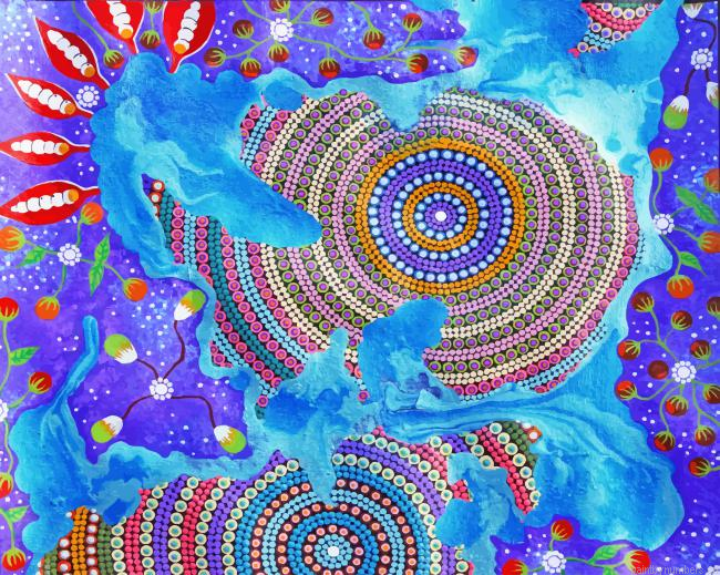 Abstract Aboriginal Art Painting By Numbers.png