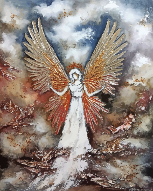 Abstract Angel Painting By Numberss.png