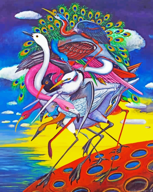 Abstract Animals Painting By Numbers.png