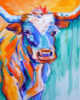 Abstract Cow Painting By Numbers.png