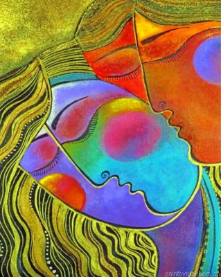Abstract Lovers Painting By Numbers.png