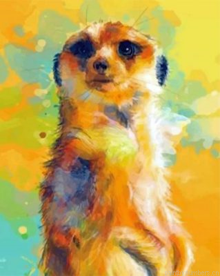 Abstract Meerkat Painting By Numbers.png