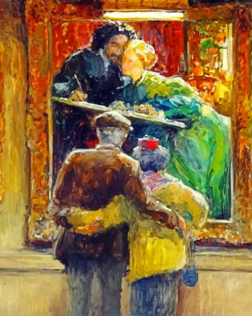 Abstract Old Couple Painting By Numbers.png