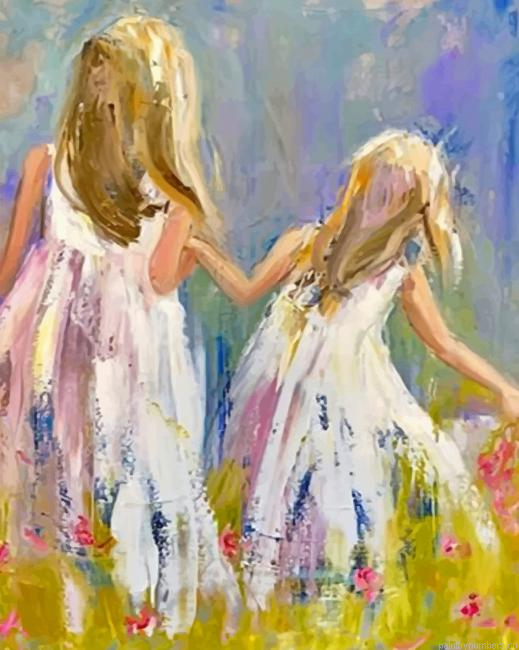 Abstract Sisters Painting By Numberss.png