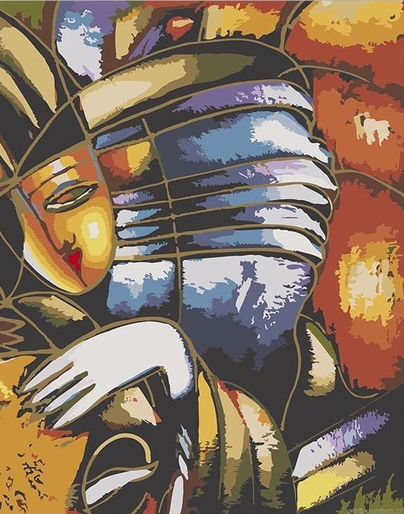Abstract Face Pablo Picasso Painting By Numbers.png
