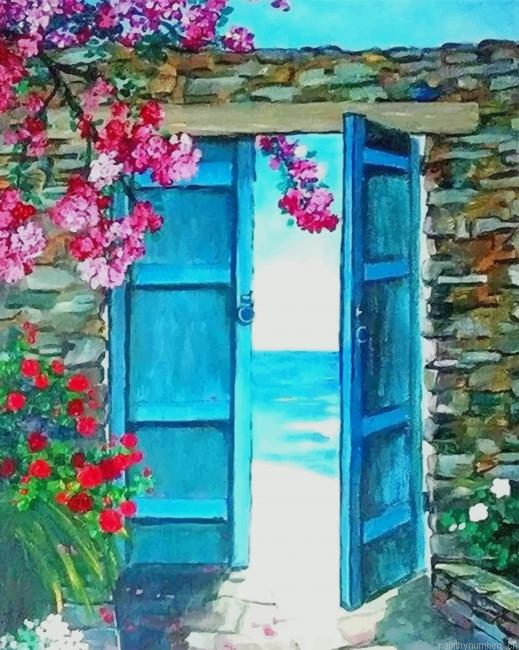 Acrylic Mediterranean Landscape Painting By Numbers.png