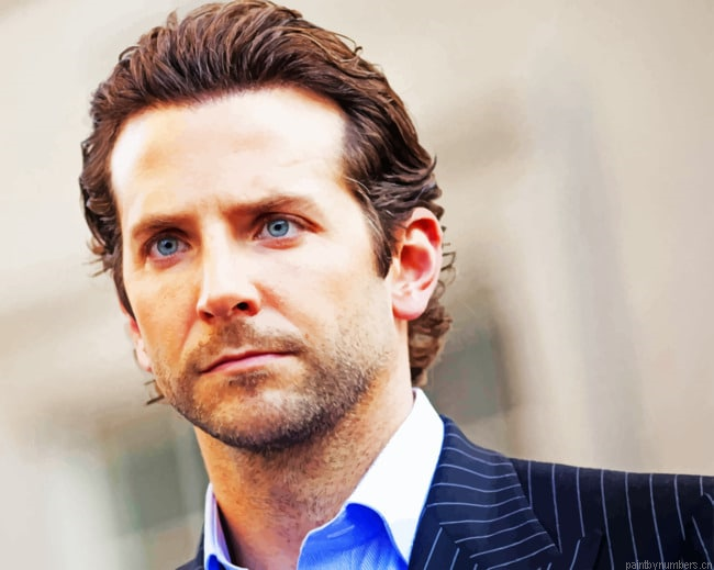 Actor Bradley Cooper Painting By Numberss.png