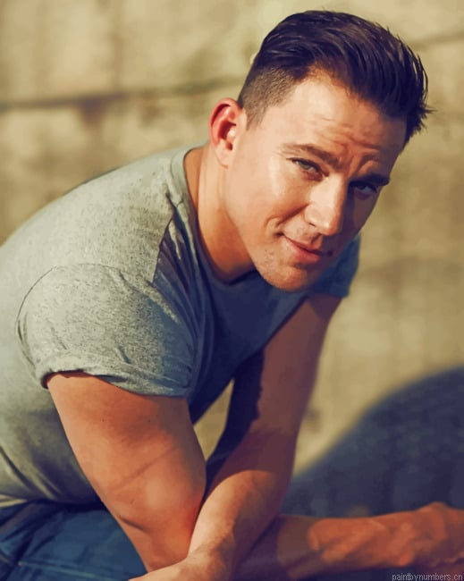 Actor Channing Tatum Painting By Numberss.png