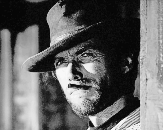Actor Clint Eastwood Painting By Numberss.png