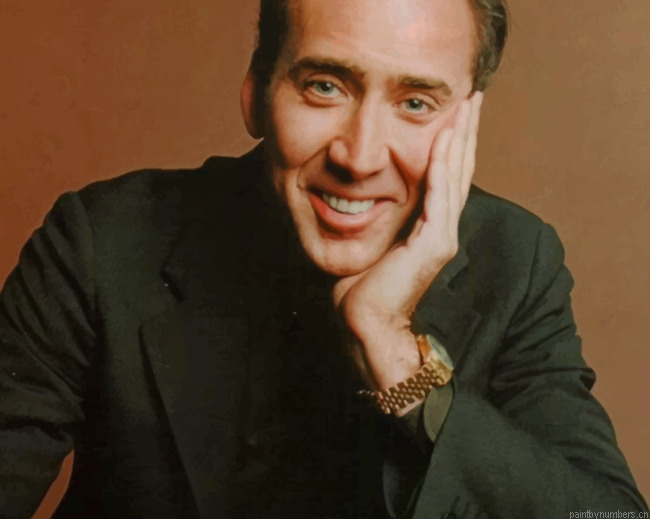 Actor Nicolas Cage Painting By Numberss.png