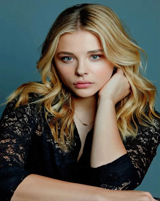 Actress Chloe Grace Painting By Numberss.png