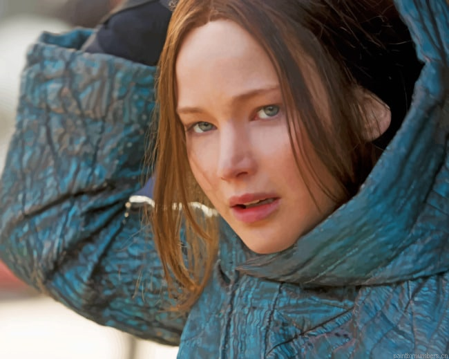 Actress Jennifer Lawrence Painting By Numberss.png
