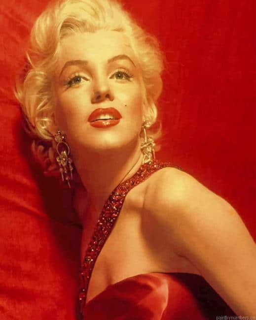 Actress Marilyn Monroe Painting By Numbers.png