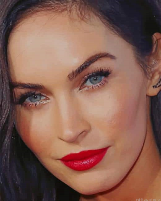 Actress Megan Fox Painting By Numberss.png