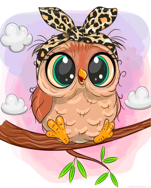 Adorable Owl Painting By Numbers.png