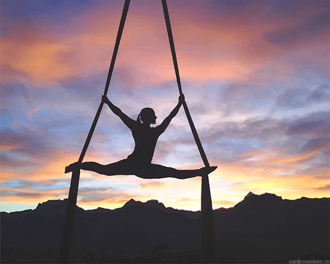 Aerialist Female Silhouette Painting By Numberss.png