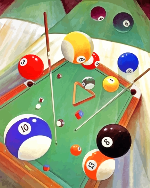 Aesthetic 8 Ball Pool Painting By Numberss.png