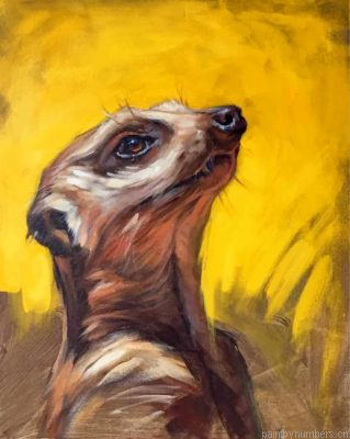 Aesthetic Abstract Meerkat Painting By Numbers.png