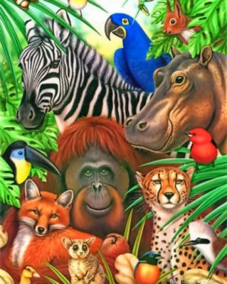 Aesthetic Animals Painting By Numbers.png