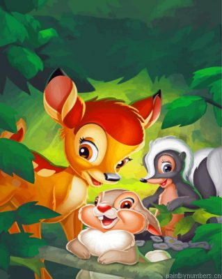 Aesthetic Bambi Painting By Numbers.png