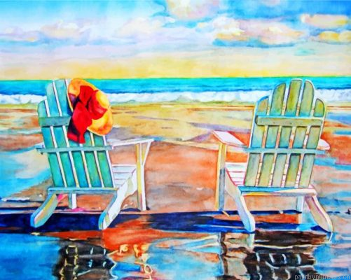Aesthetic Beach Chairs Painting By Numbers.png