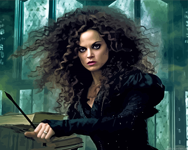Aesthetic Bellatrix Lestrange Painting By Numberss.png