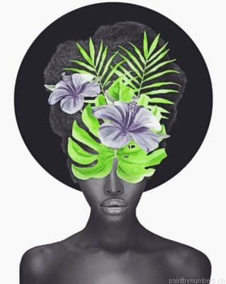 Aesthetic Black Woman Painting By Numbers.png