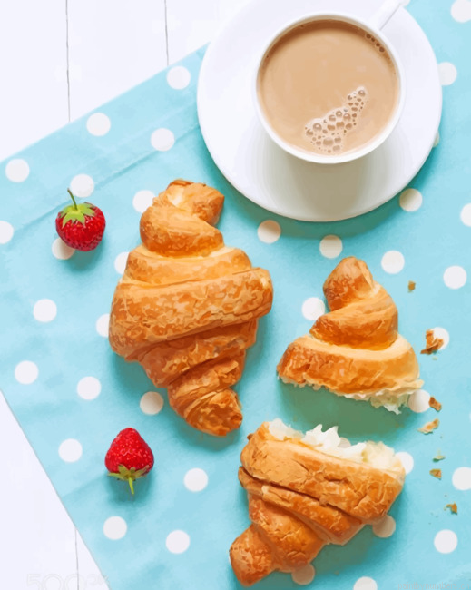 Aesthetic Breakfast Painting By Numbers.png