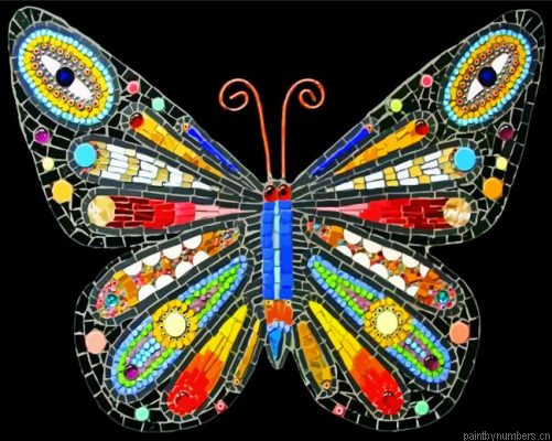 Aesthetic Butterfly Painting By Numbers.png