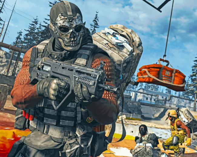 Aesthetic Call Of Duty Warzone Painting By Numberss.png