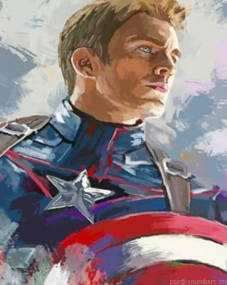 Aesthetic Captain America Painting By Numbers.png