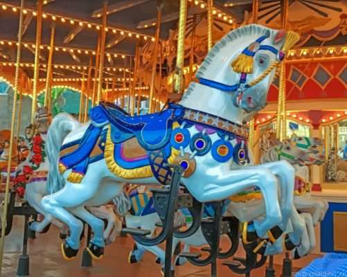 Aesthetic Carousel Horse Painting By Numbers.png