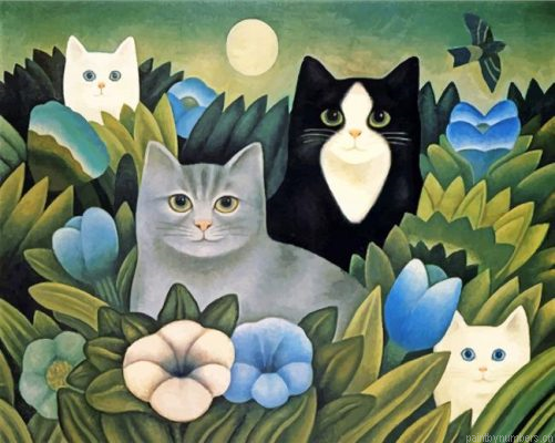 Aesthetic Cats Painting By Numbers.png