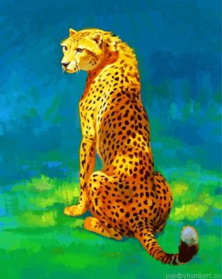 Aesthetic Cheetah Painting By Numbers.png