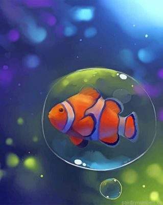 Aesthetic Clown Fish Painting By Numbers.png