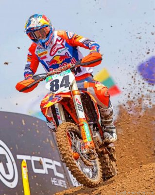 Aesthetic Cool Motocross Painting By Numbers.png