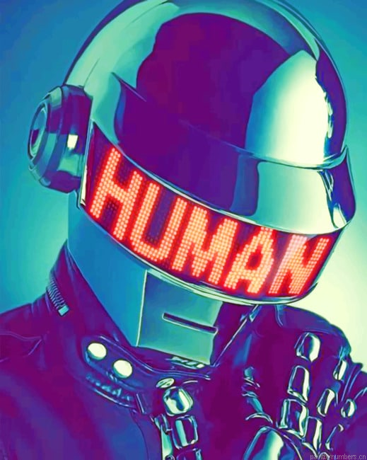 Aesthetic Daft Punk Painting By Numberss.png