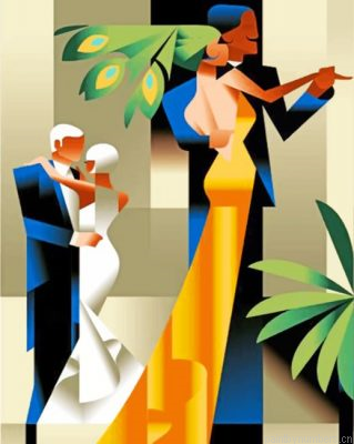 Aesthetic Dancers Pop Art Painting By Numberss.png